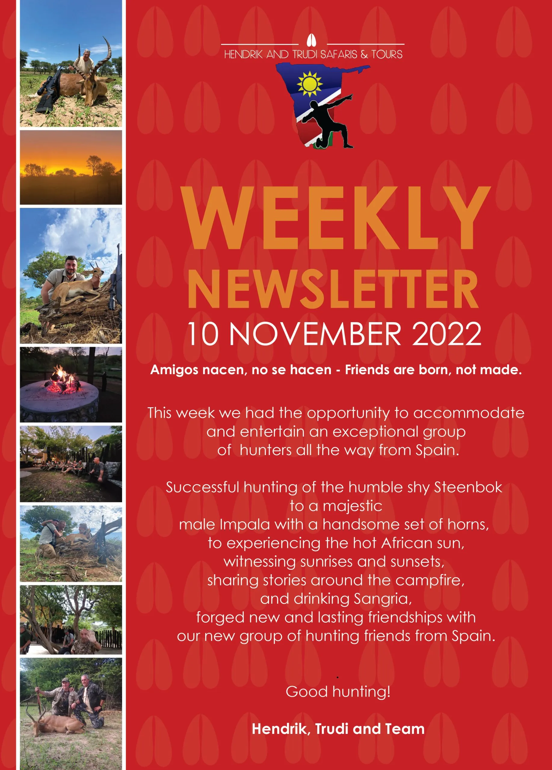 NEWS OF THE DAY 10 NOV ENG-01 Hendrik and Trudi Newsletter