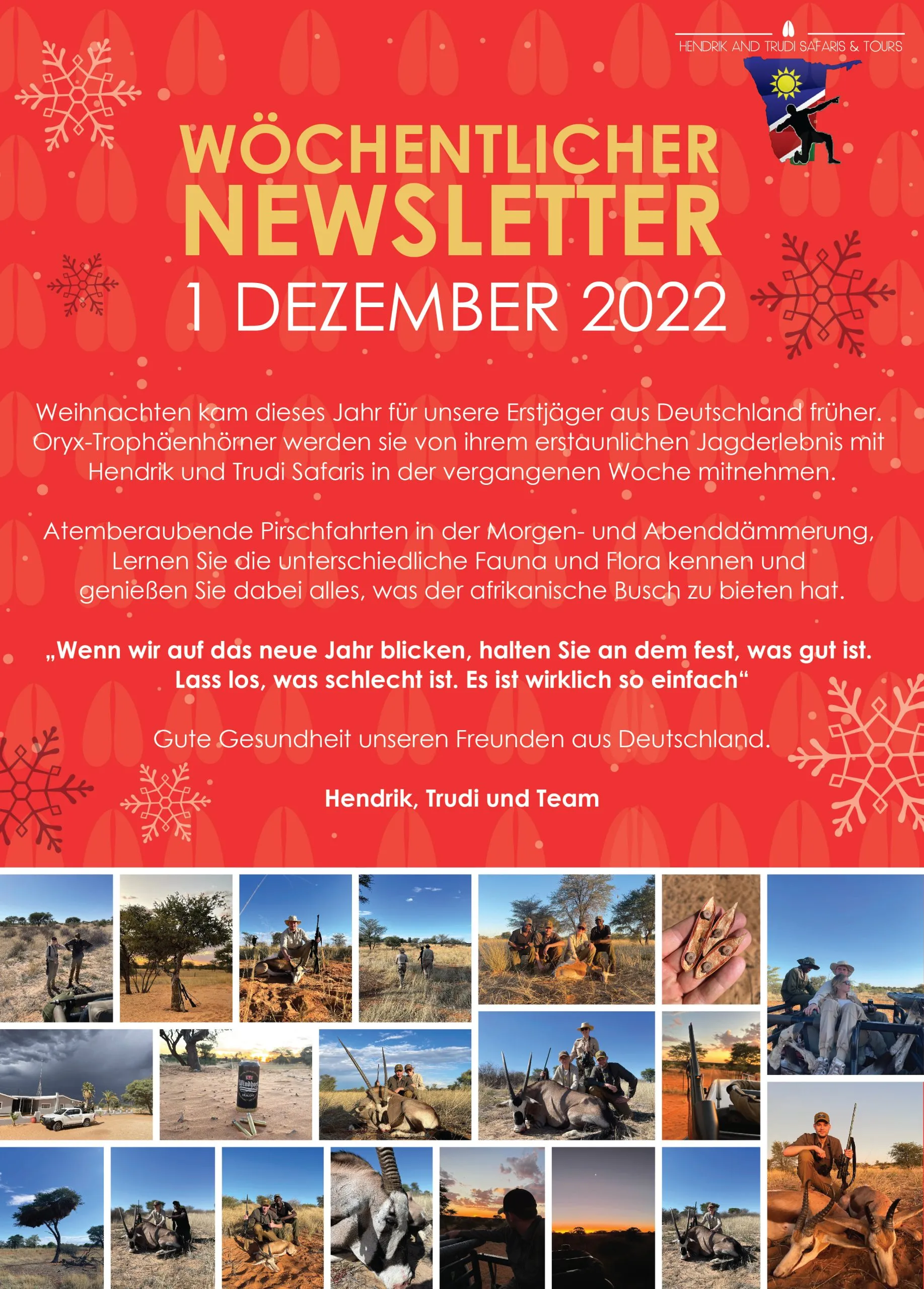 Hendrik & Trudie 2 Hendrik and Trudi Newsletter