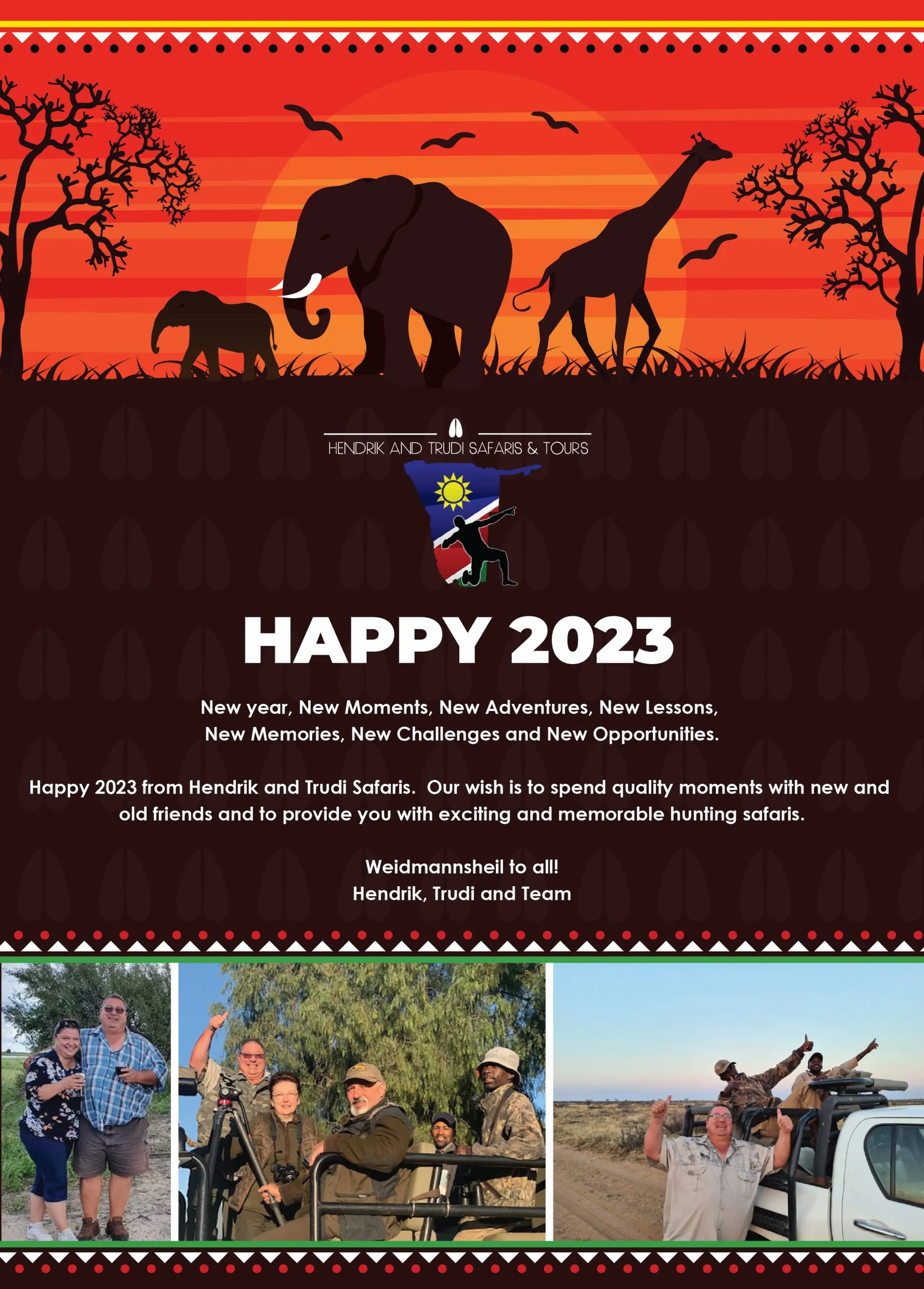 H & T Jan Hendrik and Trudi Newsletter