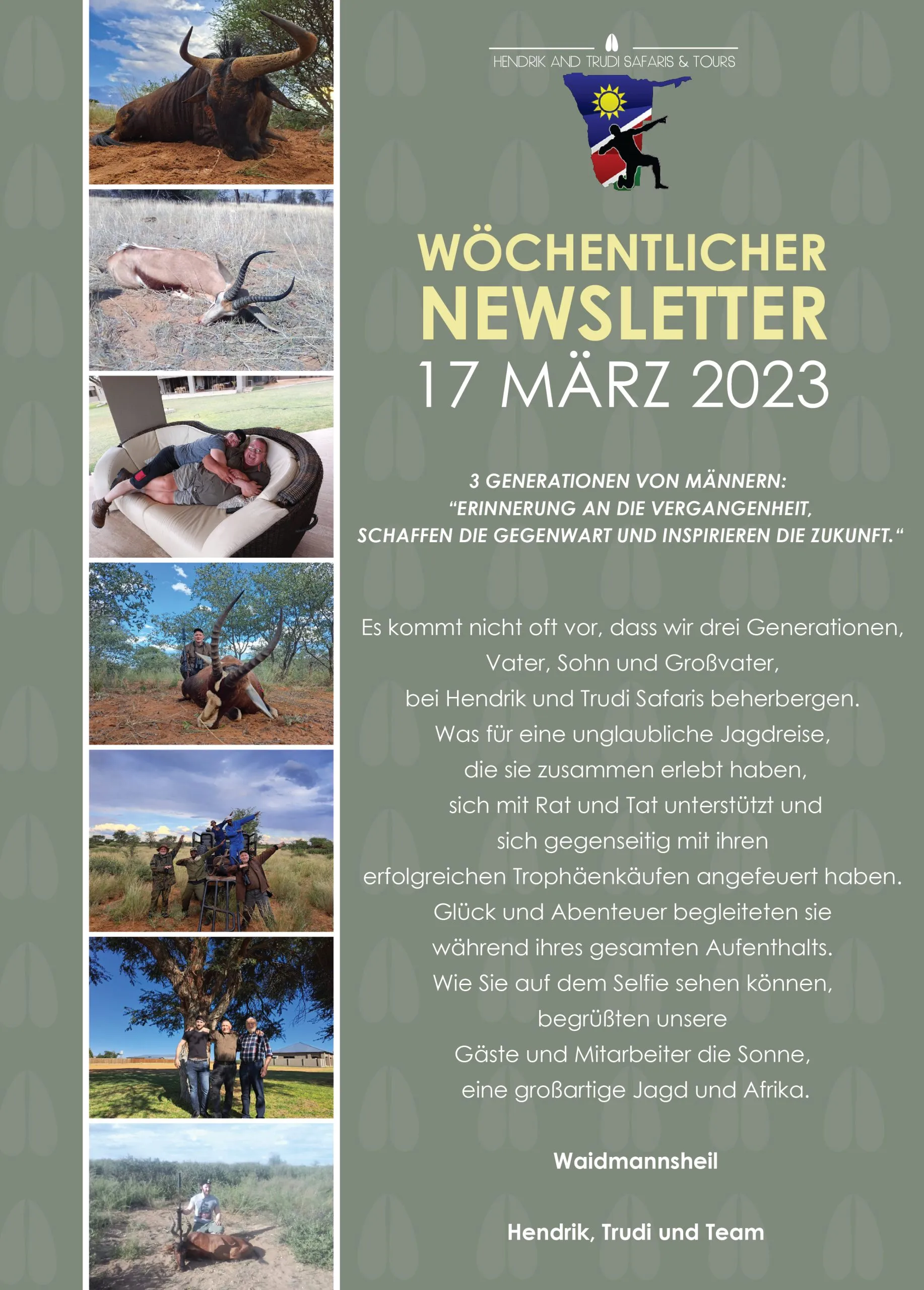 17 Mrt H&T Hendrik and Trudi Newsletter