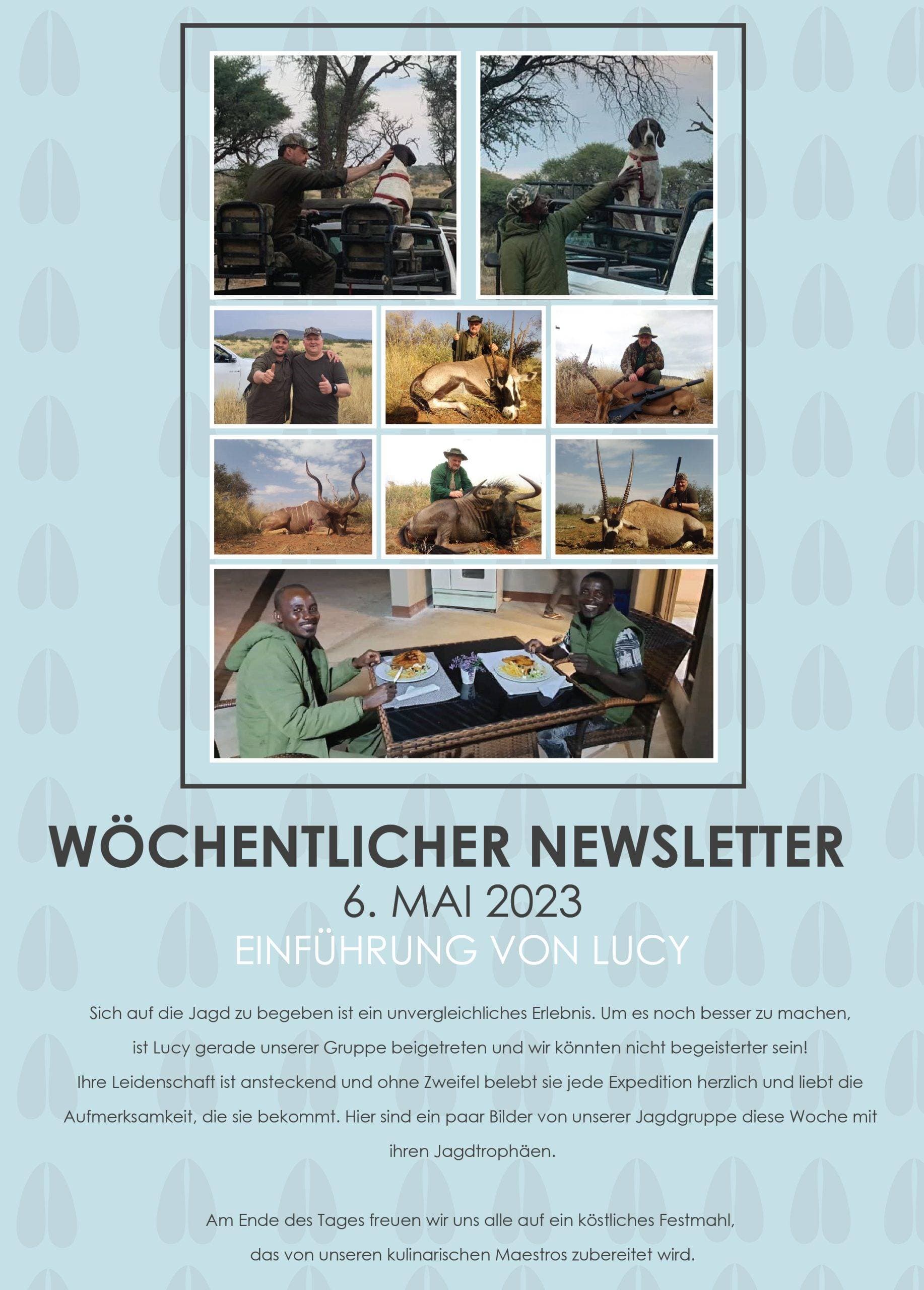 WEEKLY NEWS 6 MAY 2023 GERMAN Hendrik and Trudi Newsletter