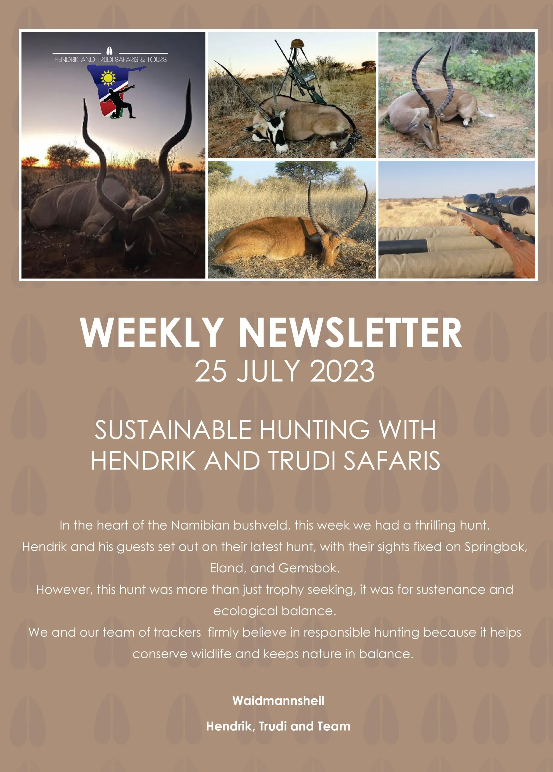 262 Hendrik and Trudi Newsletter