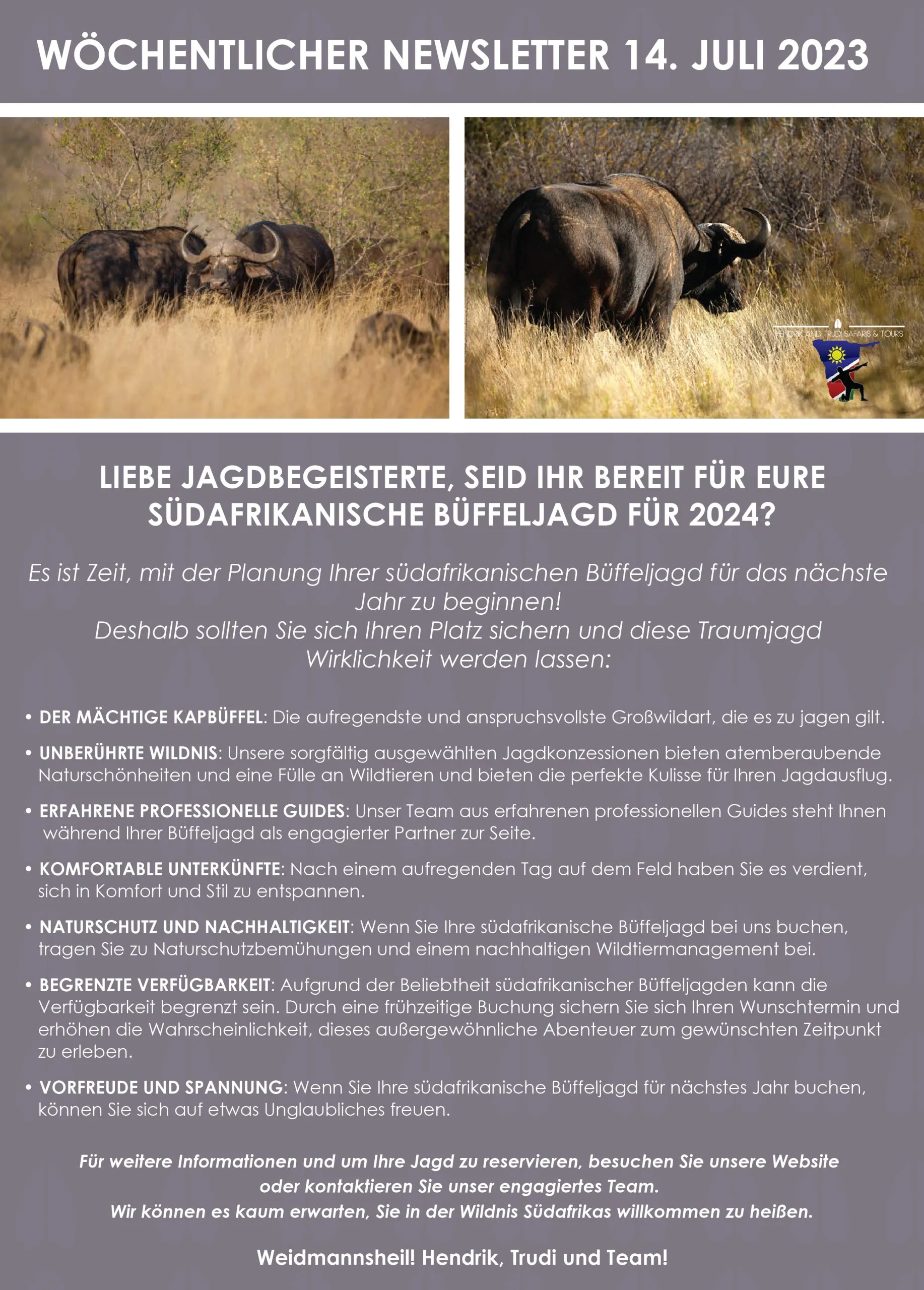 NEWS OF THE DAY german-01 Hendrik and Trudi Newsletter