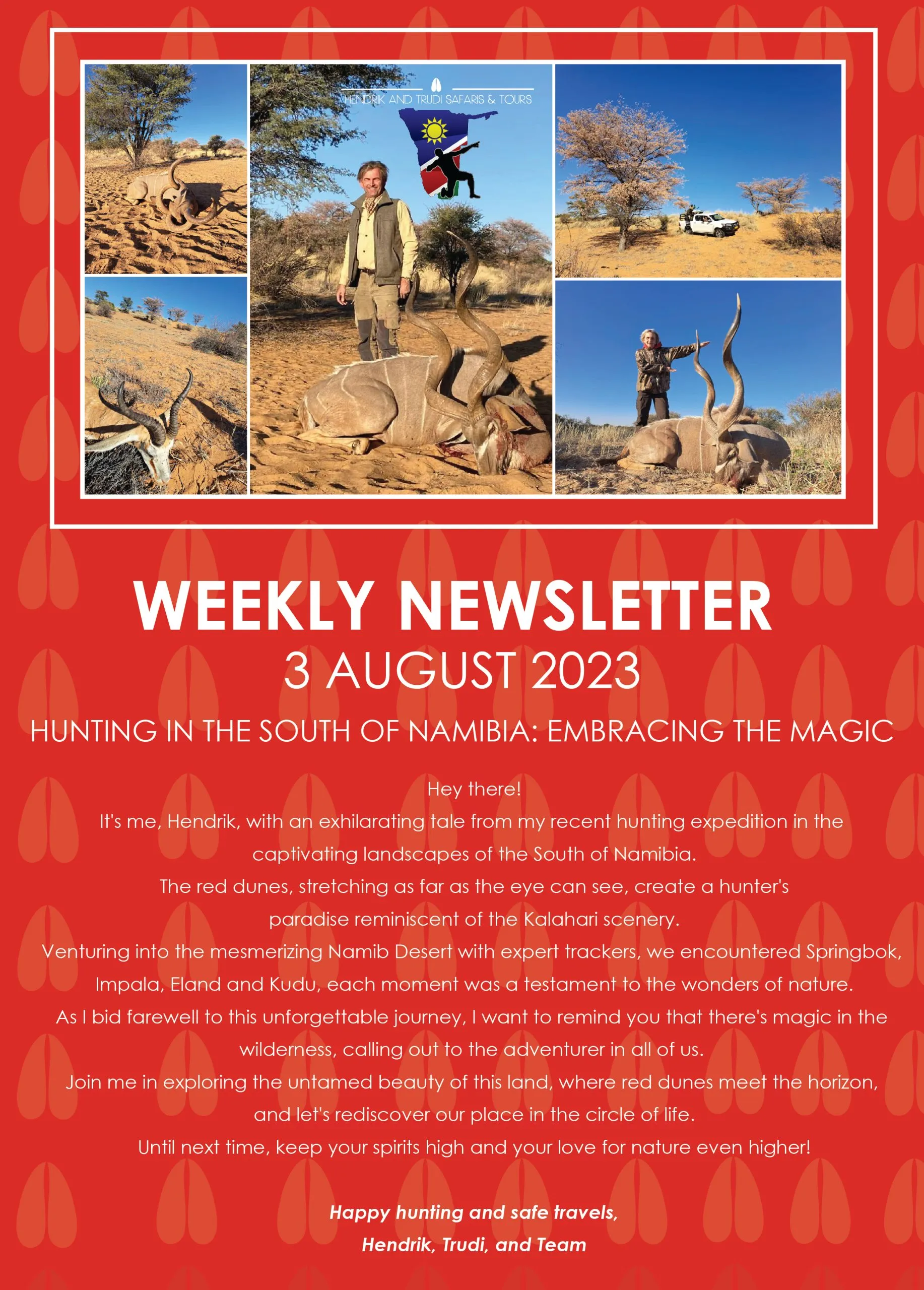 NEWS OF THE DAY engels-01 Hendrik and Trudi Newsletter