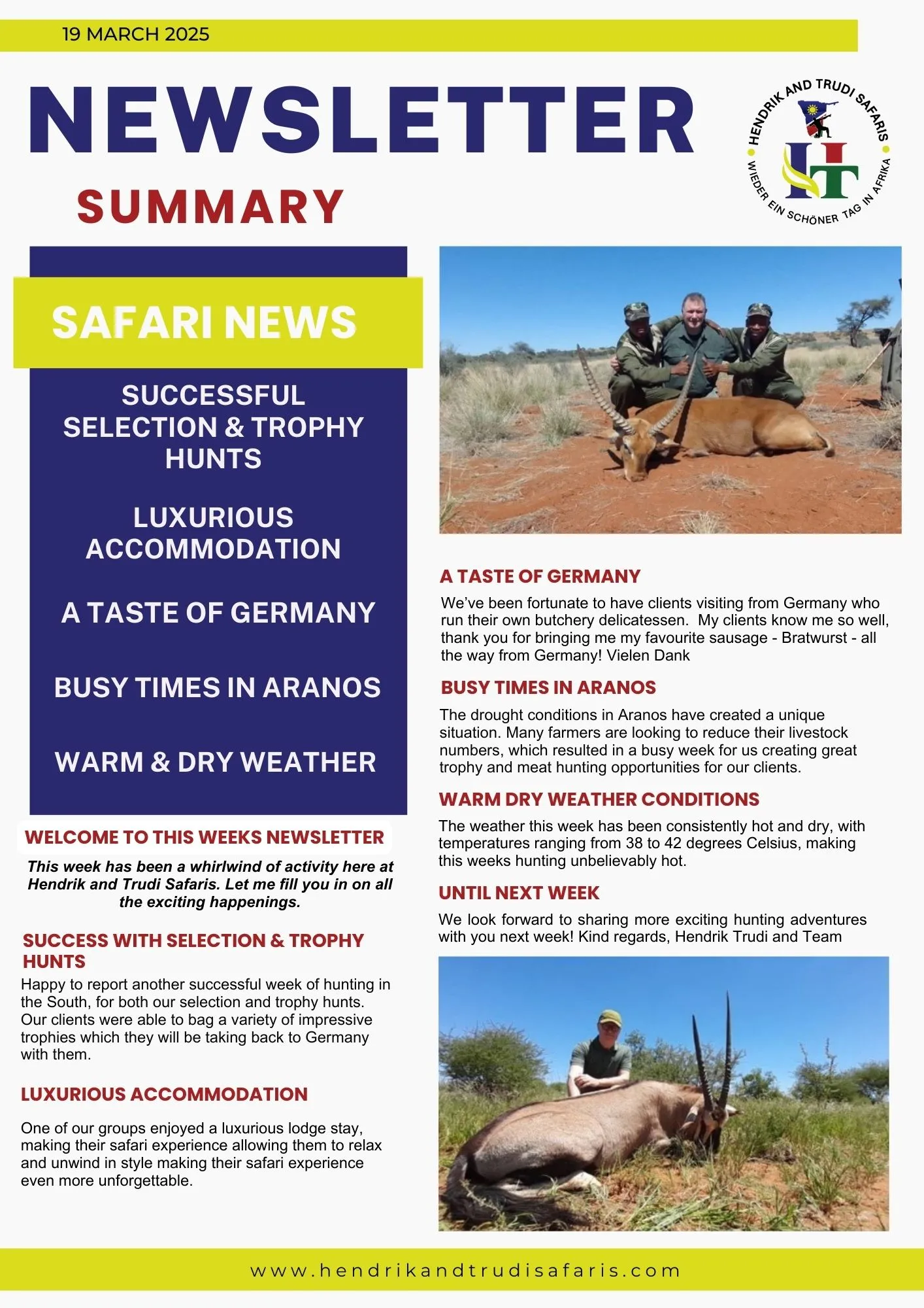 Newsletter 19 March 2024 pg 1