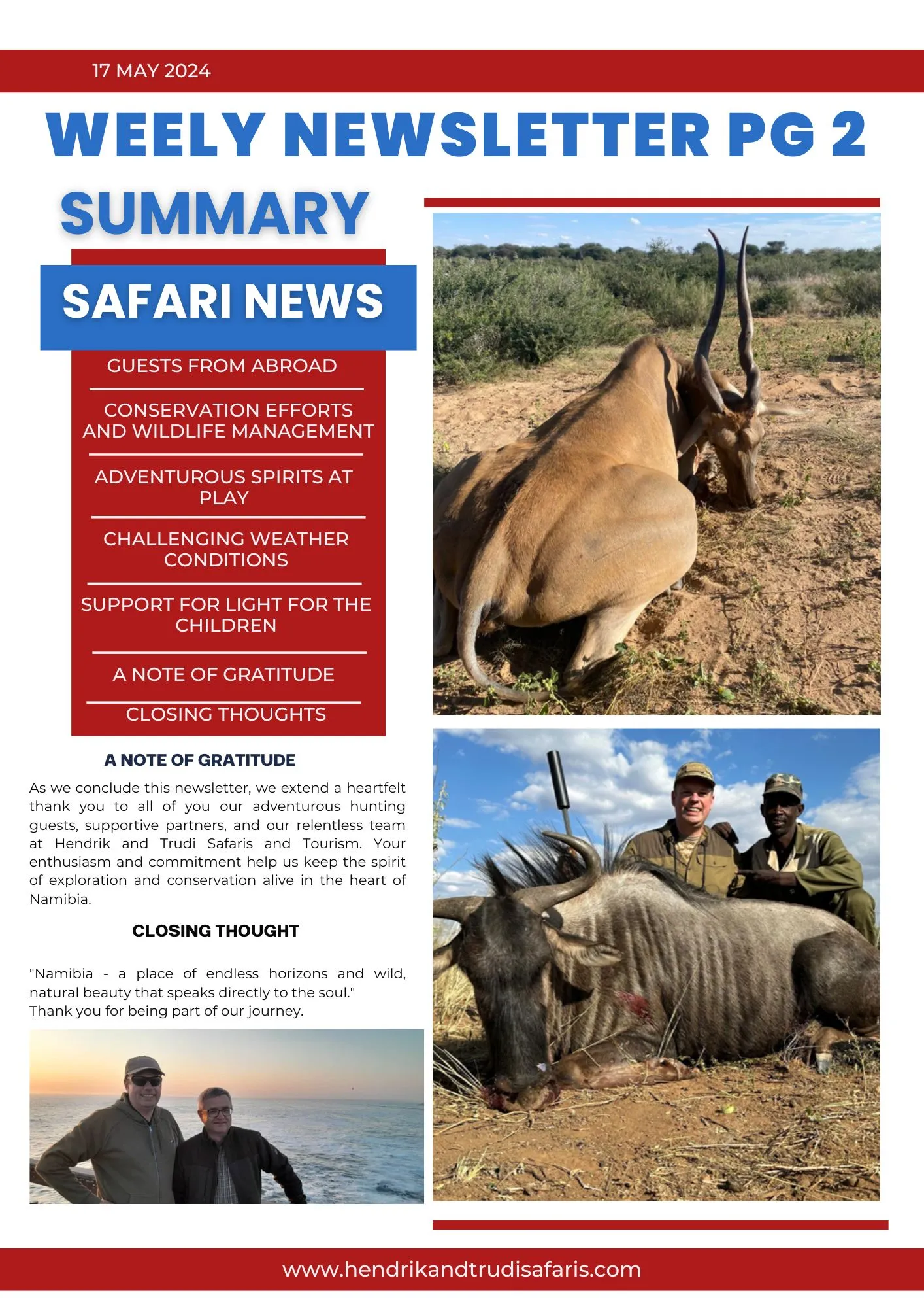 Weekly Newsletter 17 May Pg 2