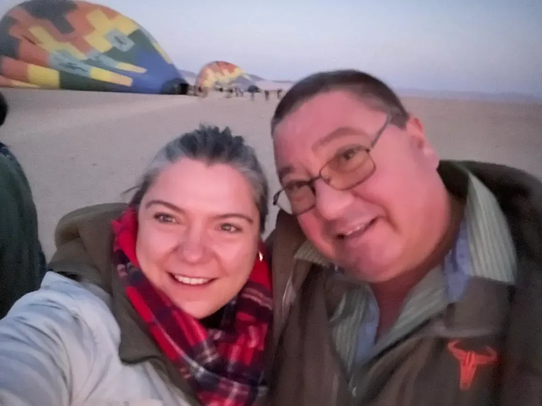 Photograph of Hendrik and Trudi.