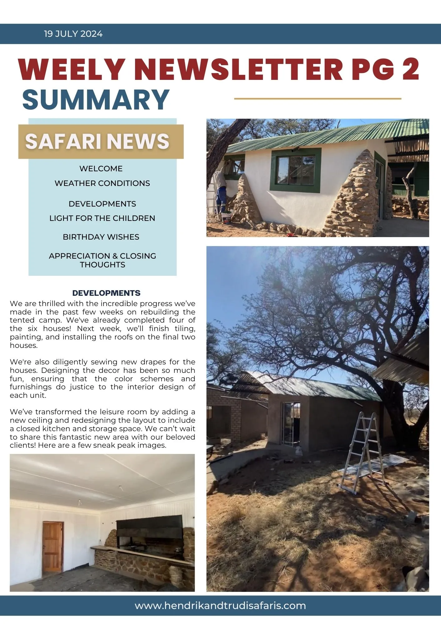 Newsletter 19 July pg 2 (English)
