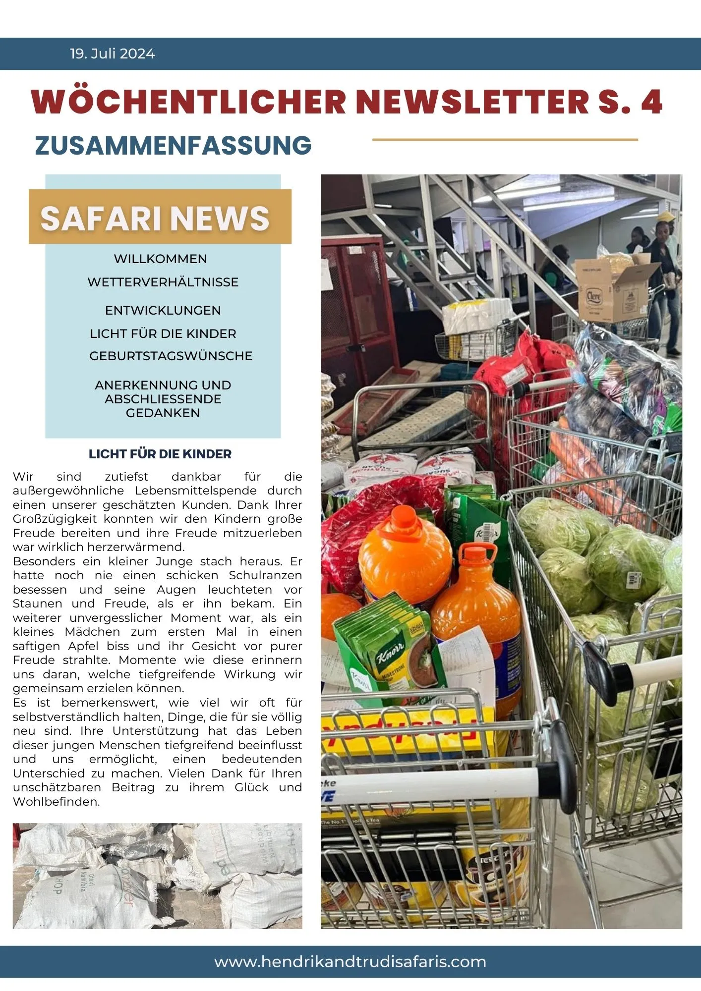 Newsletter 19 July pg 4 (German)