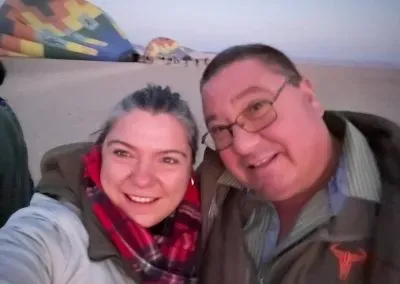 Photograph of Hendrik and Trudi.