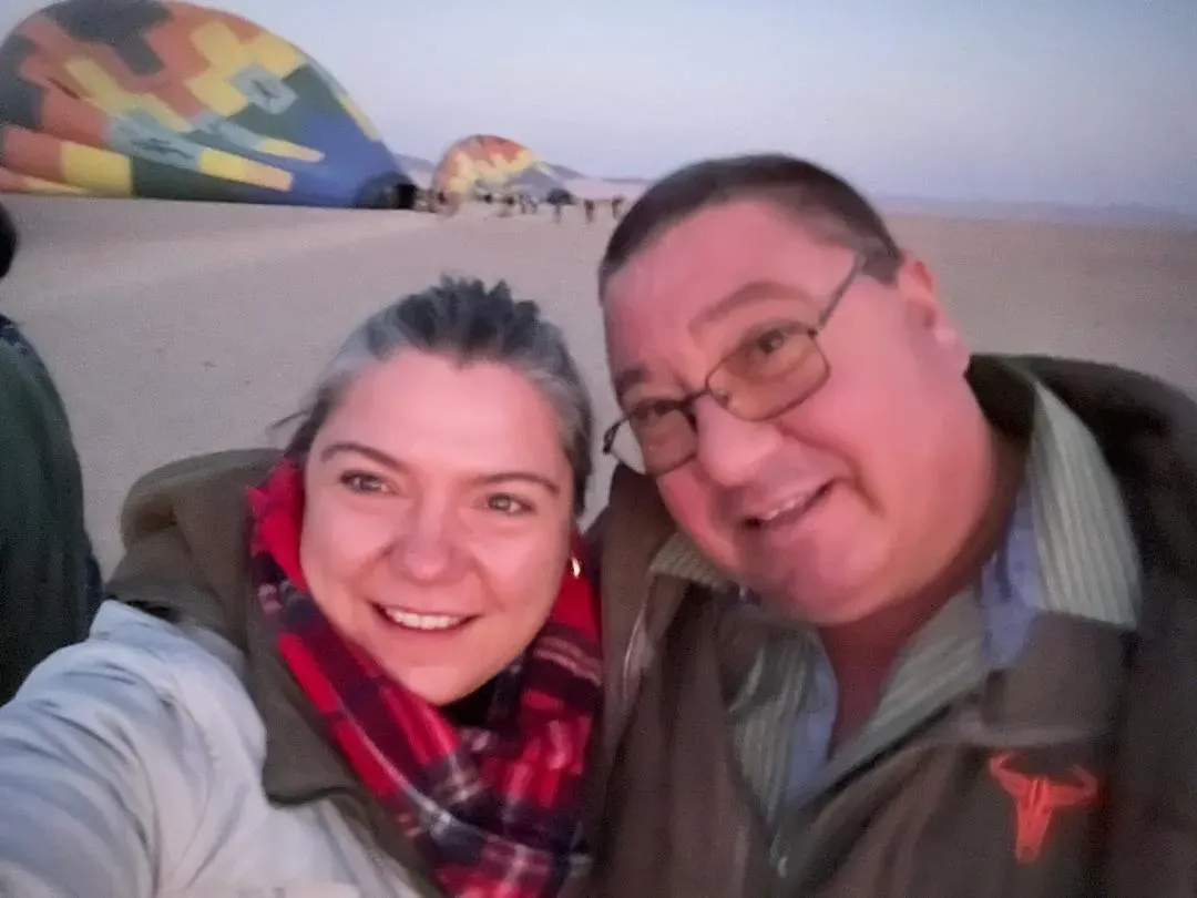 Photograph of Hendrik and Trudi.